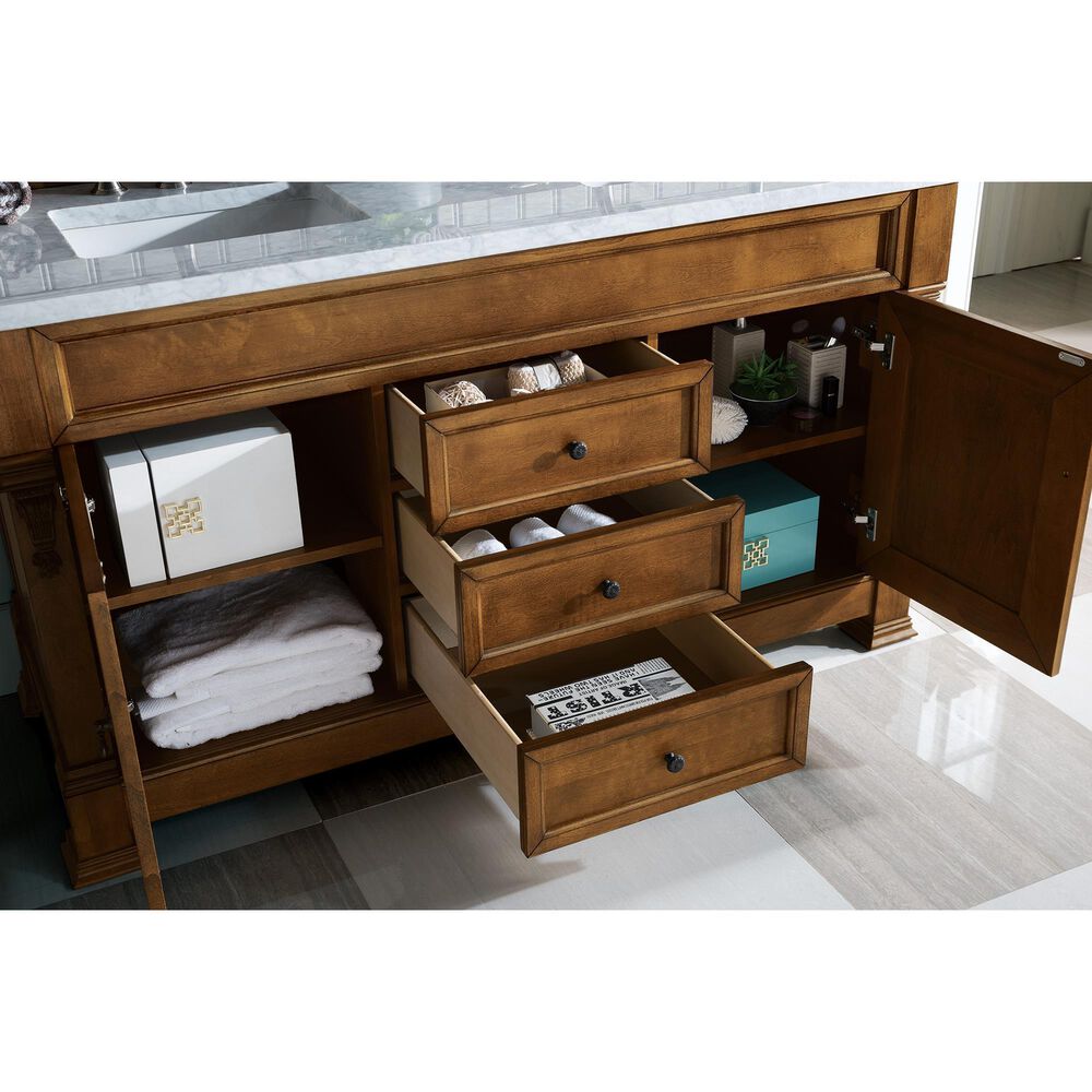 James Martin Vanities Brookfield 60&quot; Double Vanity Cabinet in Country Oak, , large