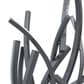Maple and Jade Abstract Decorative Sculpture with Marble Base in Dark Gray and White, , large