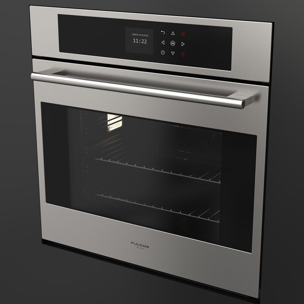 Fulgor Milano 24&quot; Multifunction Single Wall Oven in Stainless Steel, , large