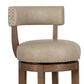 Armen Living Mystic 26" Swivel Counter Stool in Portobello Brown, , large