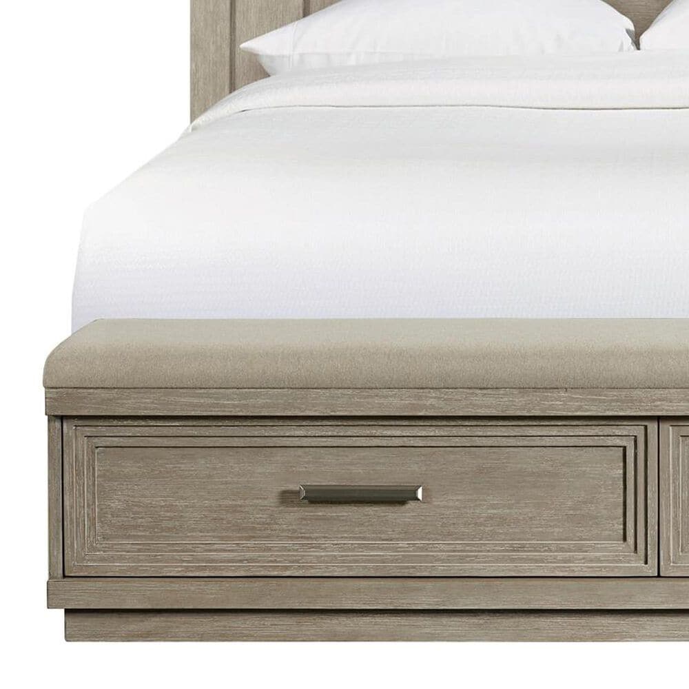 Shannon Hills Cascade King Illuminated Upholstered Storage Bed in Dovetail, , large