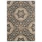 Safavieh Lyndhurst 5"3" x 7"6" Slate Blue and Beige Area Rug, , large
