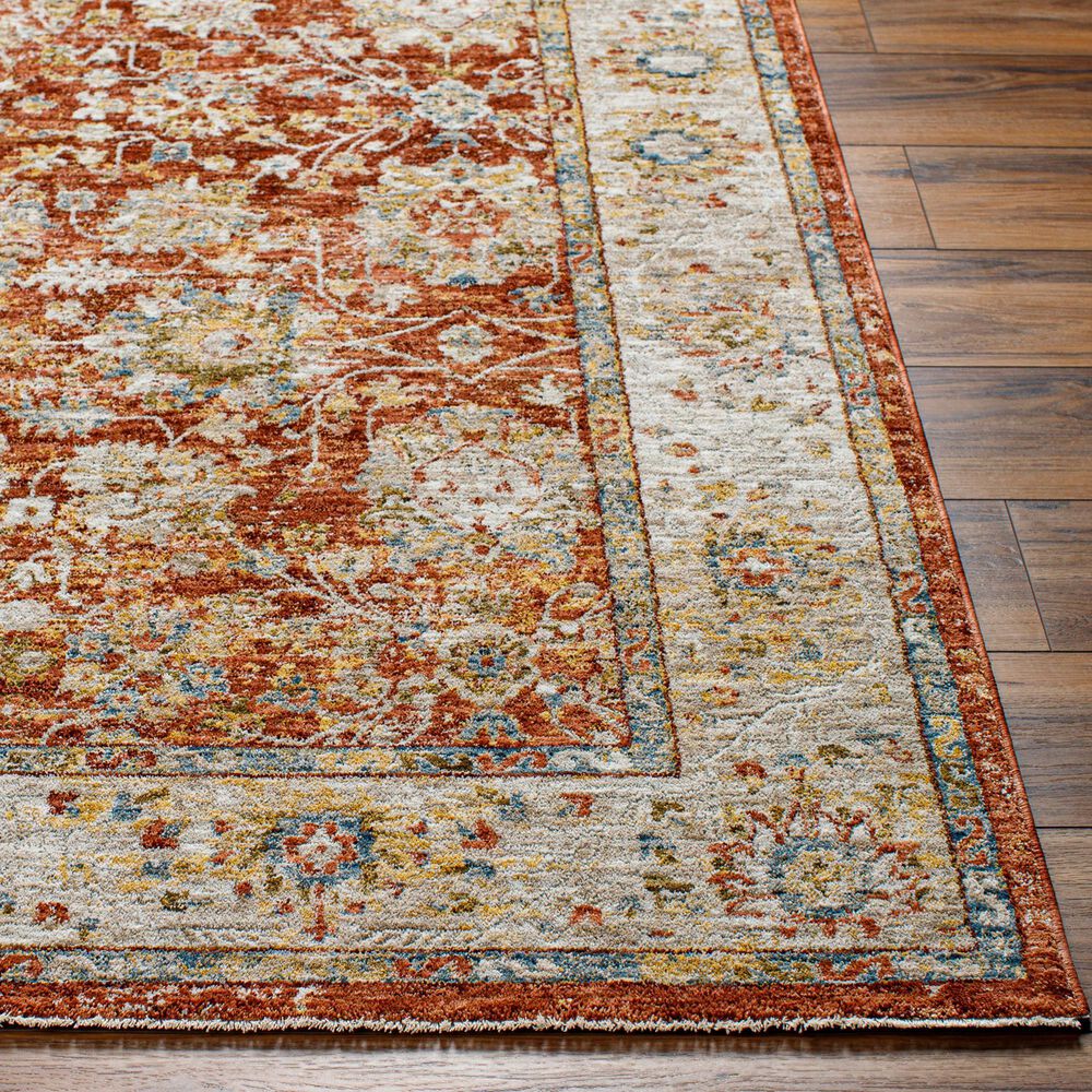 Surya Mona Lisa 10&#39; x 14&#39; Light Sage, Tan, Brick Red, Mustard, Dark Blue and Olive Area Rug, , large