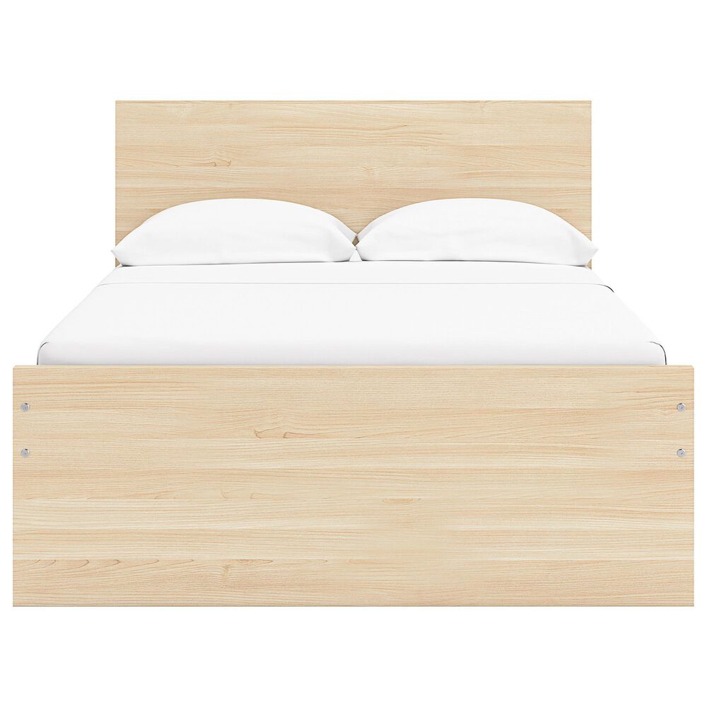 Ashley Onita Full Panel Platform Bed with 1 Side Storage in Natural, , large
