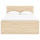 Ashley Onita Full Panel Platform Bed with 1 Side Storage in Natural, , large