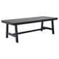 GatherCraft Cyrus Patio Rectangular Coffee Table in Black, , large