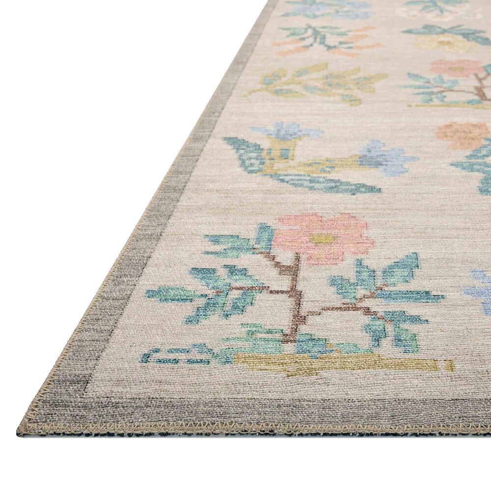 Rifle Paper Co Rosa Hawthorne 7&#39;6&quot; x 9&#39;6&quot; Cream Area Rug, , large