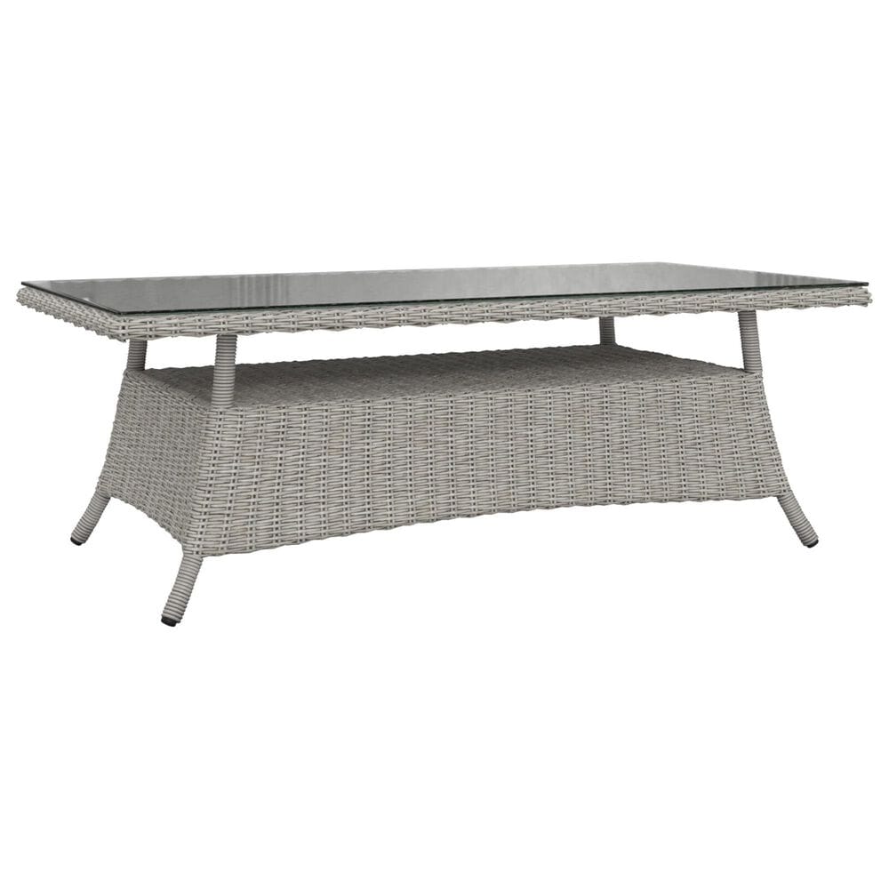 Serenity Juniper Bay Outdoor Coffee Table in Light Driftwood, , large