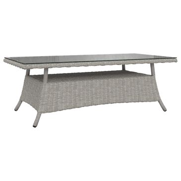 Serenity Juniper Bay Outdoor Coffee Table in Light Driftwood, , large