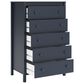 Ashley Simmenfort 5-Drawer Chest in Matte Navy Blue, , large