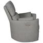 Eastern Shore Compass Power Swivel Glider with USB in Pebble, , large