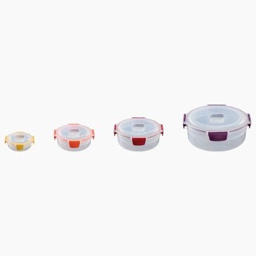 Joseph Joseph Nest Lock 8-Piece Round Food Container Set in Multicolor, , large