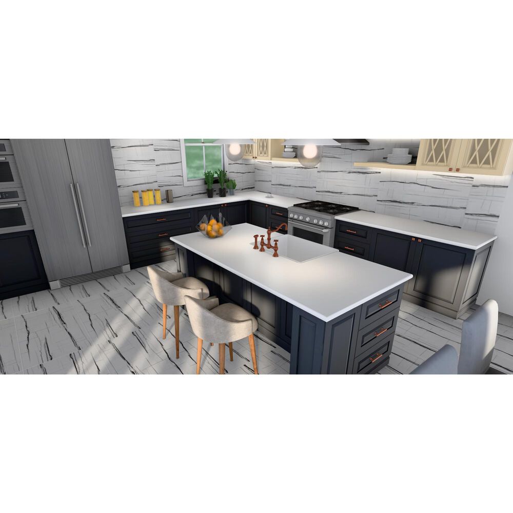 Soho Studio Luna Sahara White 24" x 48" Polished Porcelain Tile, , large