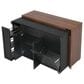 HOMLUX 102" Kitchen Island with Extendable Dining Table in Black, , large