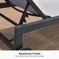 HOMLUX 3-Piece Patio Chaise Lounge Set with Straight-Leg in Light Grey, , large