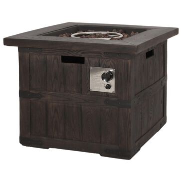 Noble House Finethy 40000 BTU Fire Pit in Brown, , large