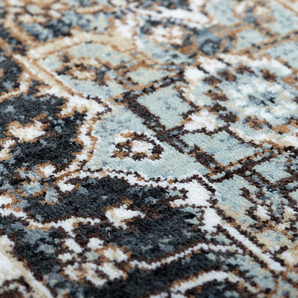 RIZZY Elite 10&#39; x 13&#39; Brown and Denim Area Rug, , large
