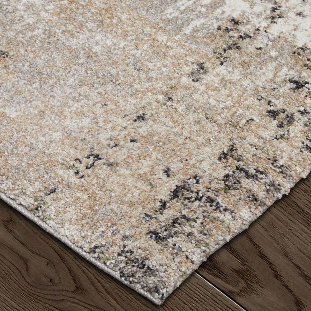 Feizy Rugs Skyview 2&#39;6&quot; x 7&#39;3&quot; Ivory and Green Runner, , large