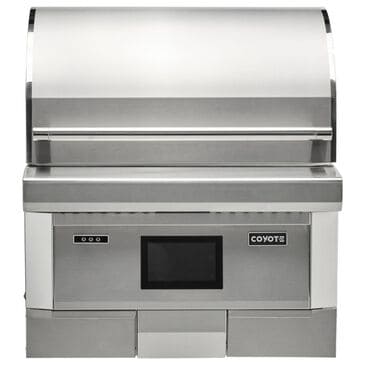 Coyote Outdoor 28" Gen3 Built-In Pellet Grill in Stainless Steel, , large