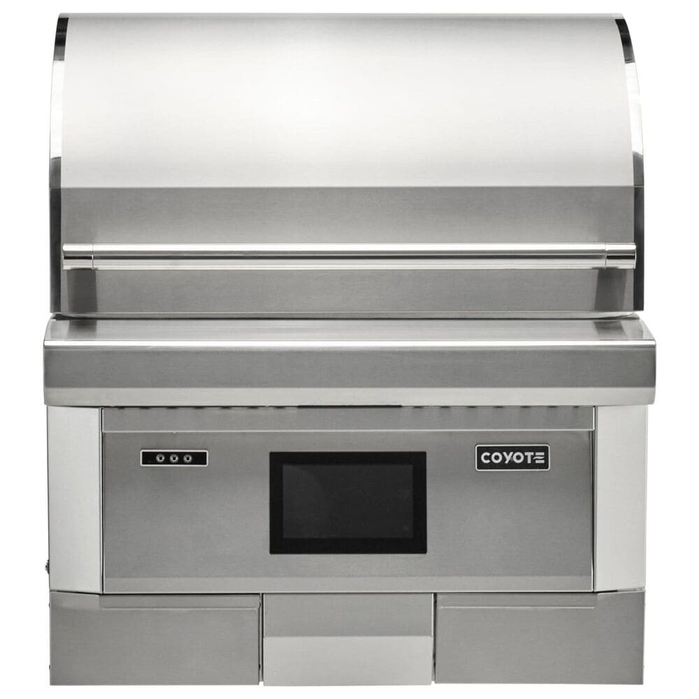 Coyote Outdoor 28" Gen3 Built-In Pellet Grill in Stainless Steel, , large