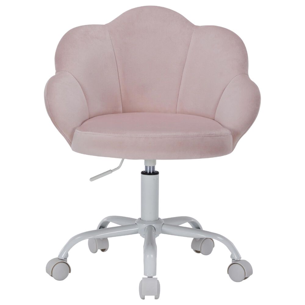 Impressions Vanity Kids' Dominique Swivel Vanity Chair in Light Pink, , large