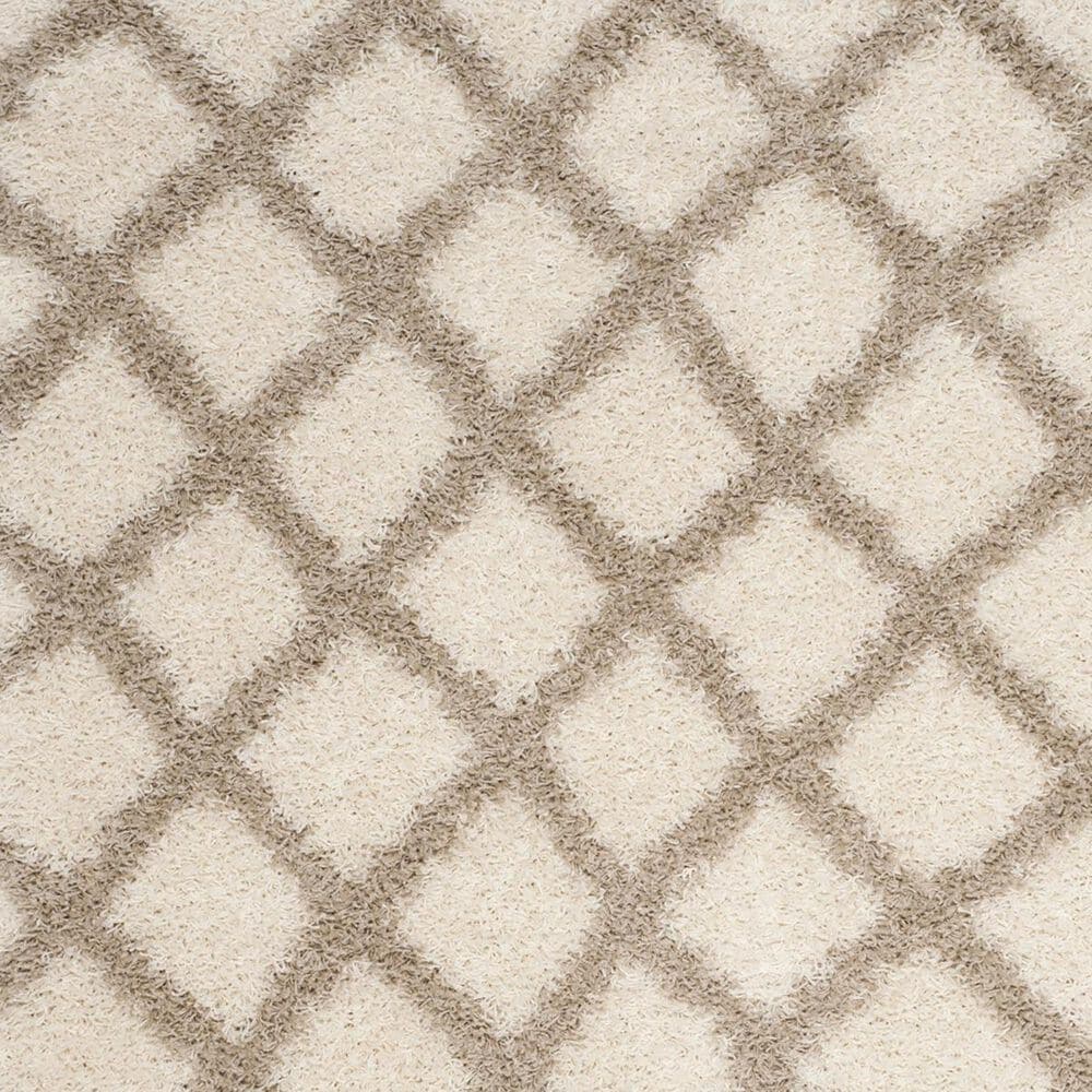 Safavieh Dallas Shag SGD258B-3 3&#39; x 5&#39; Ivory/Beige Area Rug, , large
