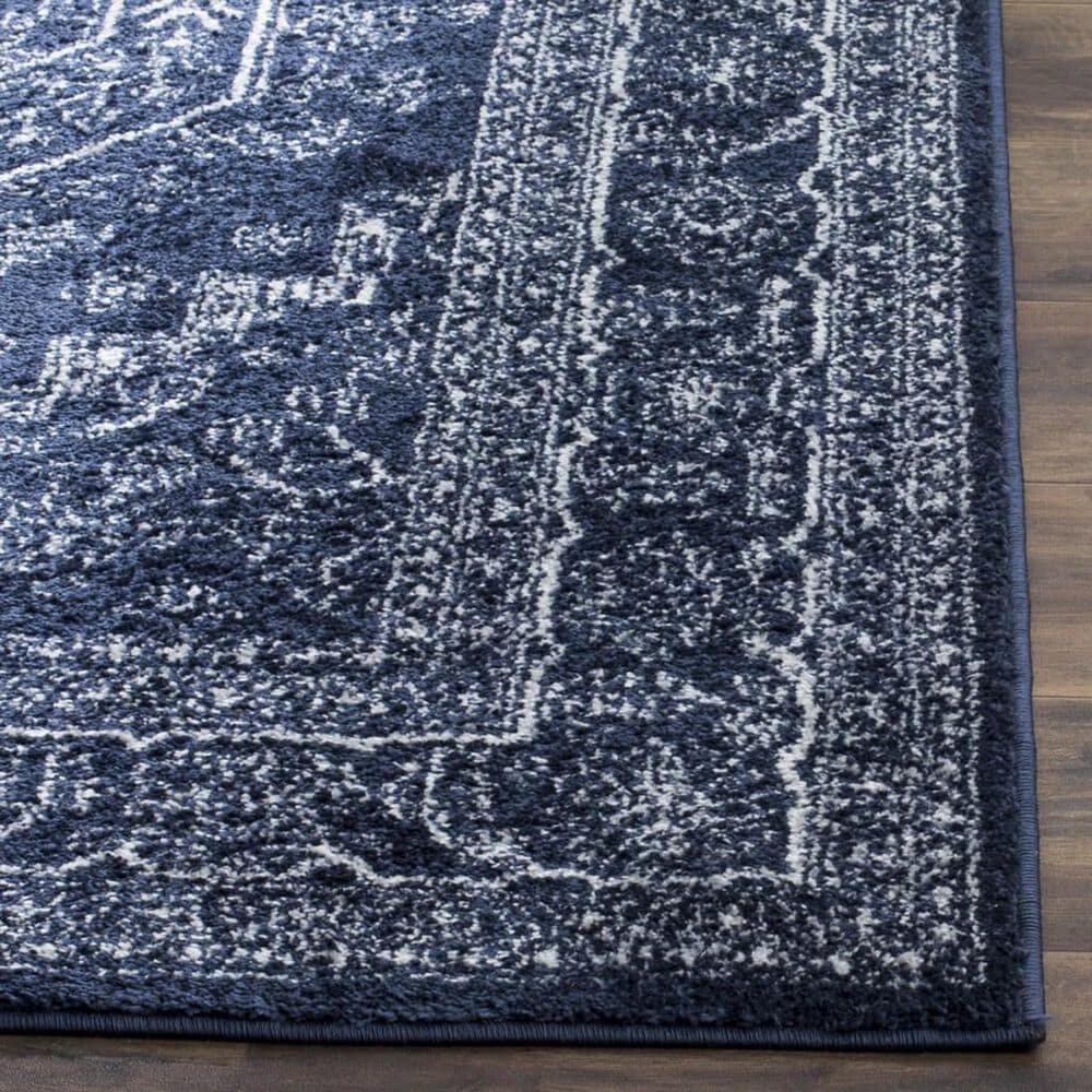 Safavieh Adirondack ADR108N 10&#39; x 14&#39; Navy and Ivory Area Rug, , large