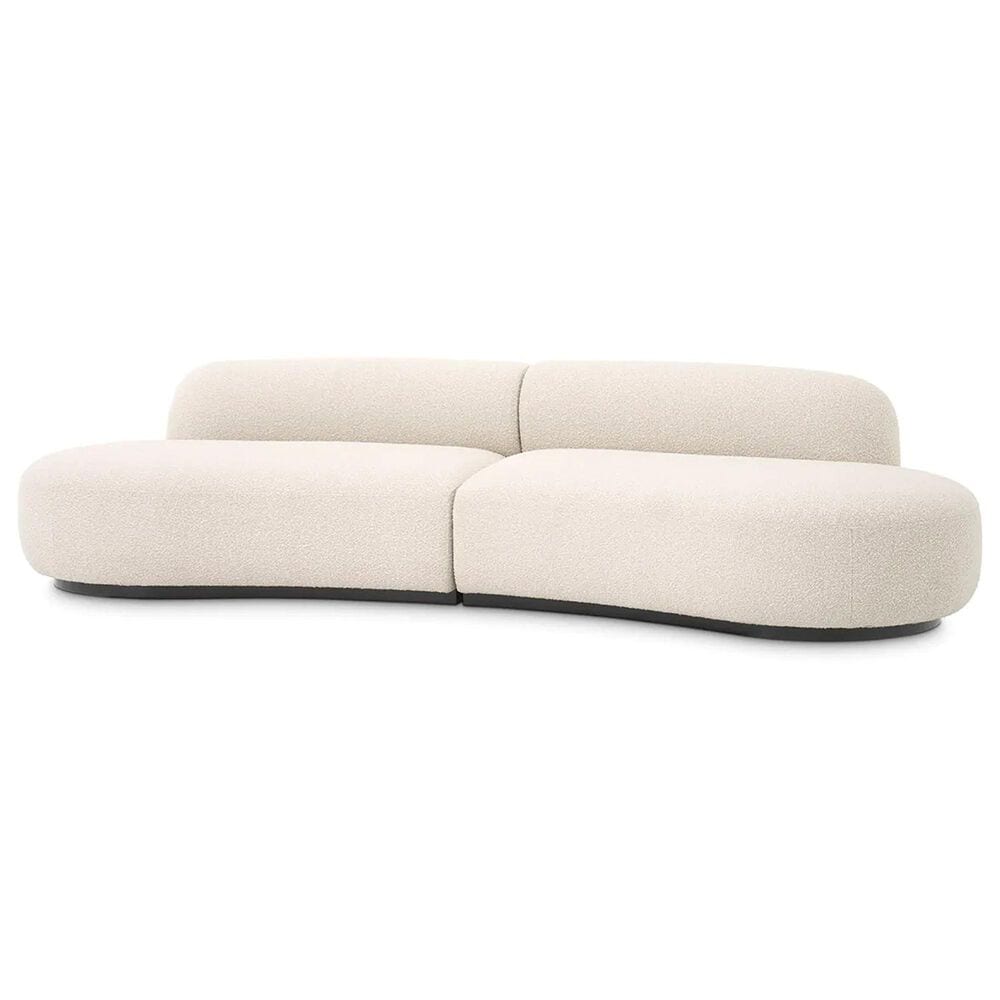 EICHHOLTZ Bjorn S 2-Piece Stationary Symmetrical Sectional in Boucle cream, , large