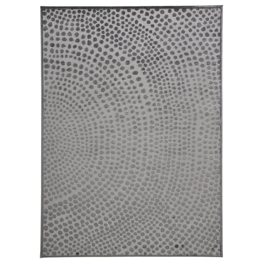 Feizy Rugs Gaspar 6"7" x 9"6" Castle and Dark Gray Area Rug, , large