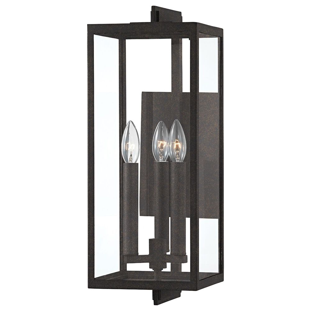 Troy Lighting Nico 3-Light Exterior Wall Sconce in French Iron, , large