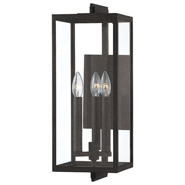 Troy Lighting Nico 3-Light Exterior Wall Sconce in French Iron, , large