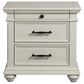 Mayberry Hill Slater 3-Drawer Nightstand with USB in Antique White, , large