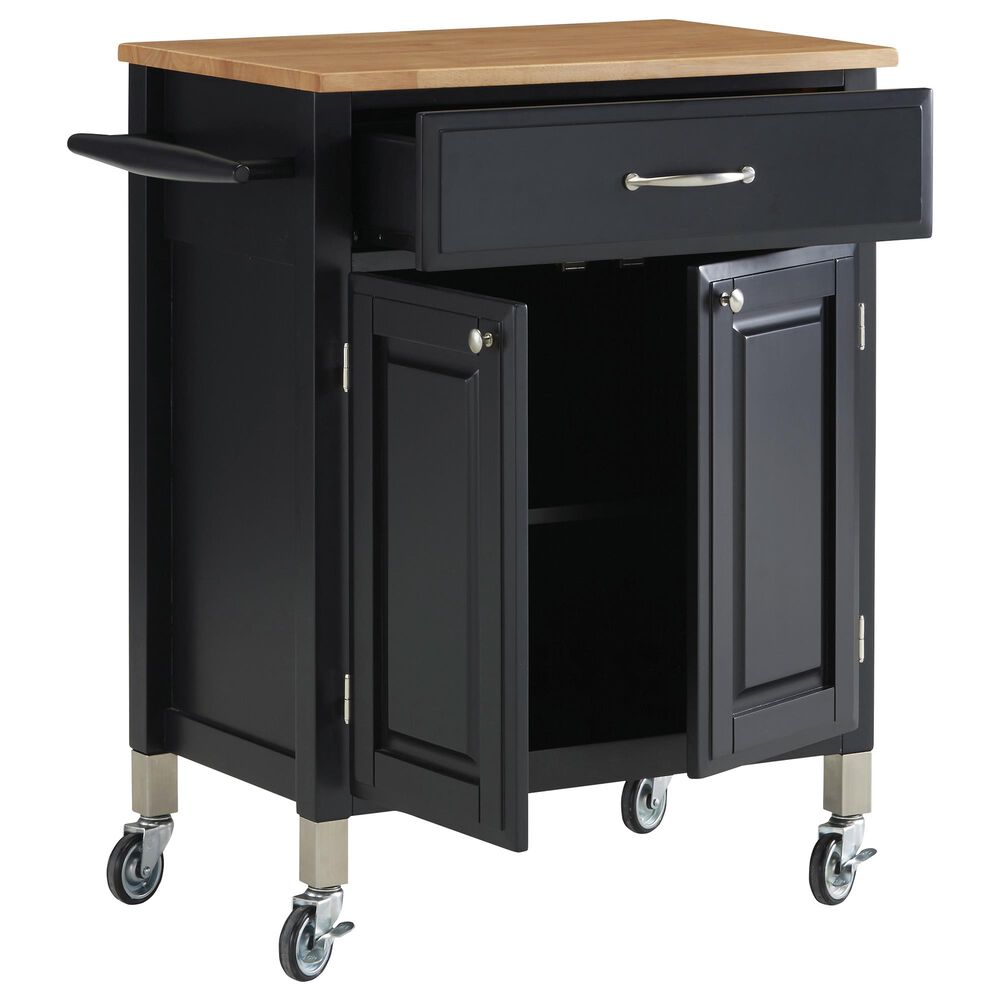 Homestyles Dolly Madison Kitchen Cart in Black, , large