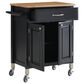 Homestyles Dolly Madison Kitchen Cart in Black, , large