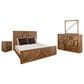 Fallridge Balam 4-Piece Queen Platform Bedroom Set in Natural Teak, , large
