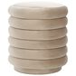 Accents DeVille Madison Small Pouf in Taupe, , large