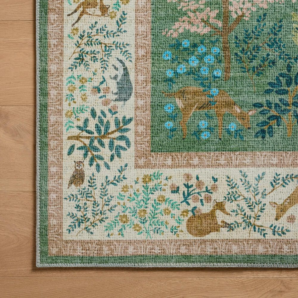 Loloi Canopy Woodland Sage and Blush 2&#39; x 3&#39; Area Rug, , large