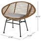 Hearth and Haven Engle Outdoor Armless Chair with Cushions in Beige (Set of 2), , large