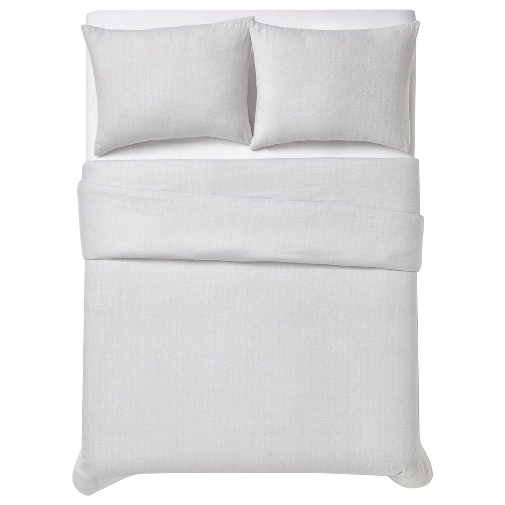 Pem America London Fog 3-Piece King Duvet Set in Light Grey, , large