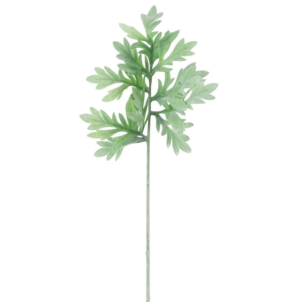 Sullivan 13.5" Artemisia Leaf Spray in Grey, Green and Yellow, , large