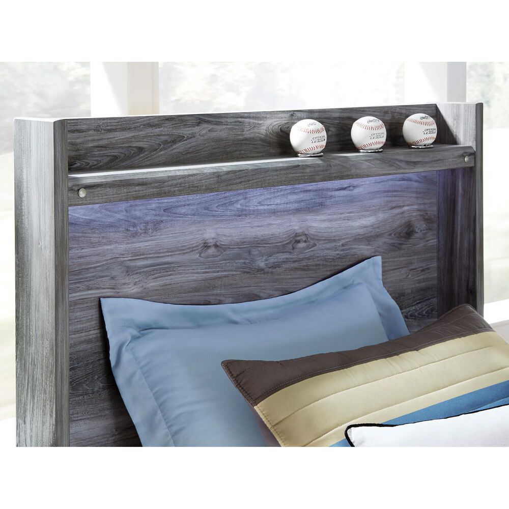Ashley Baystorm Full LED Panel Headboard in Smoke Gray, , large