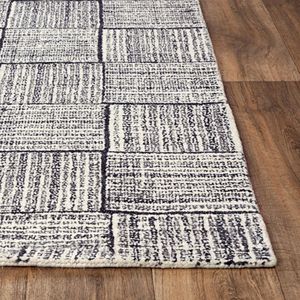 RIZZY Taylor TAY863 7&#39;9&quot; x 9&#39;9&quot; Charcoal Area Rug, , large