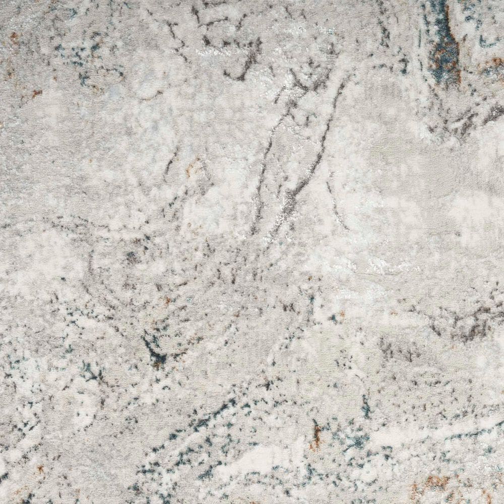 Nourison Glitz GLZ20 Grey and Multicolor 5&#39;3&quot; x 7&#39;3&quot; Area Rug, , large