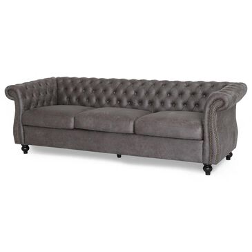 Noble House Somerville Stationary Sofa in Slate, , large
