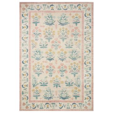 Rifle Paper Co. x Loloi Eden Mughal Rose 8"6" x 11"6" Blush Area Rug, , large