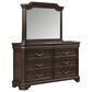 New Heritage Design Lyndhurst 5-Piece King Bedroom Set in Walnut Brown, , large