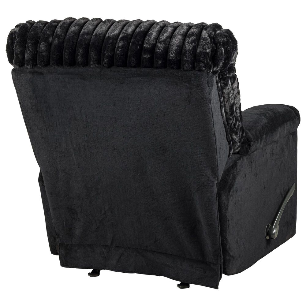 Catnapper Comet Lay Flat Reclining Loveseat in Black, , large