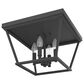 Hunter Laurel Ridge 4-Light Flush Mount in Natural Iron, , large