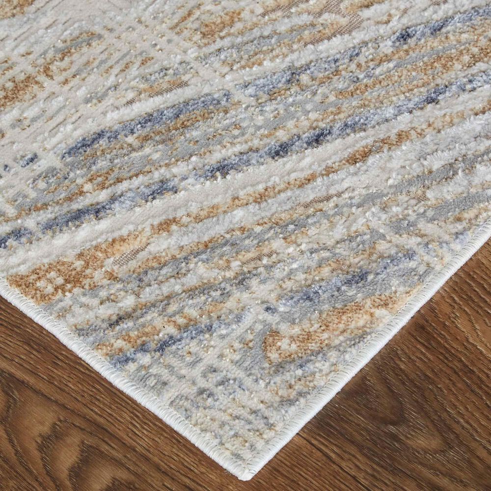 Feizy Laina 4&#39; x 6&#39; Gray and Beige Area Rug, , large