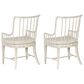 Hooker Furniture Serenity Bimini Arm Chair in Whitewashed Oak (Set of 2), , large